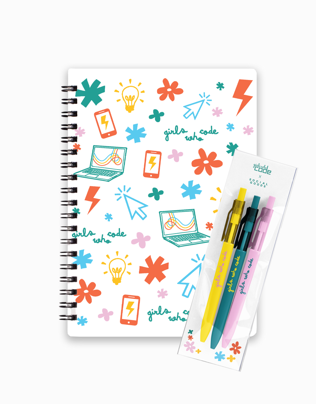 Girls Who Code Notebook + Pen Pack | Girls Who Code x Social Goods