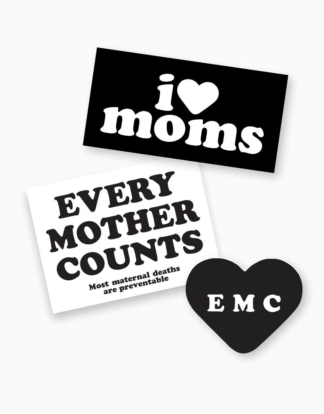 I Love Moms Sticker Pack