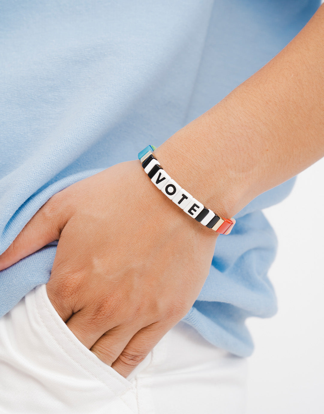 Roxanne Assoulin x Social Goods Vote Bracelet