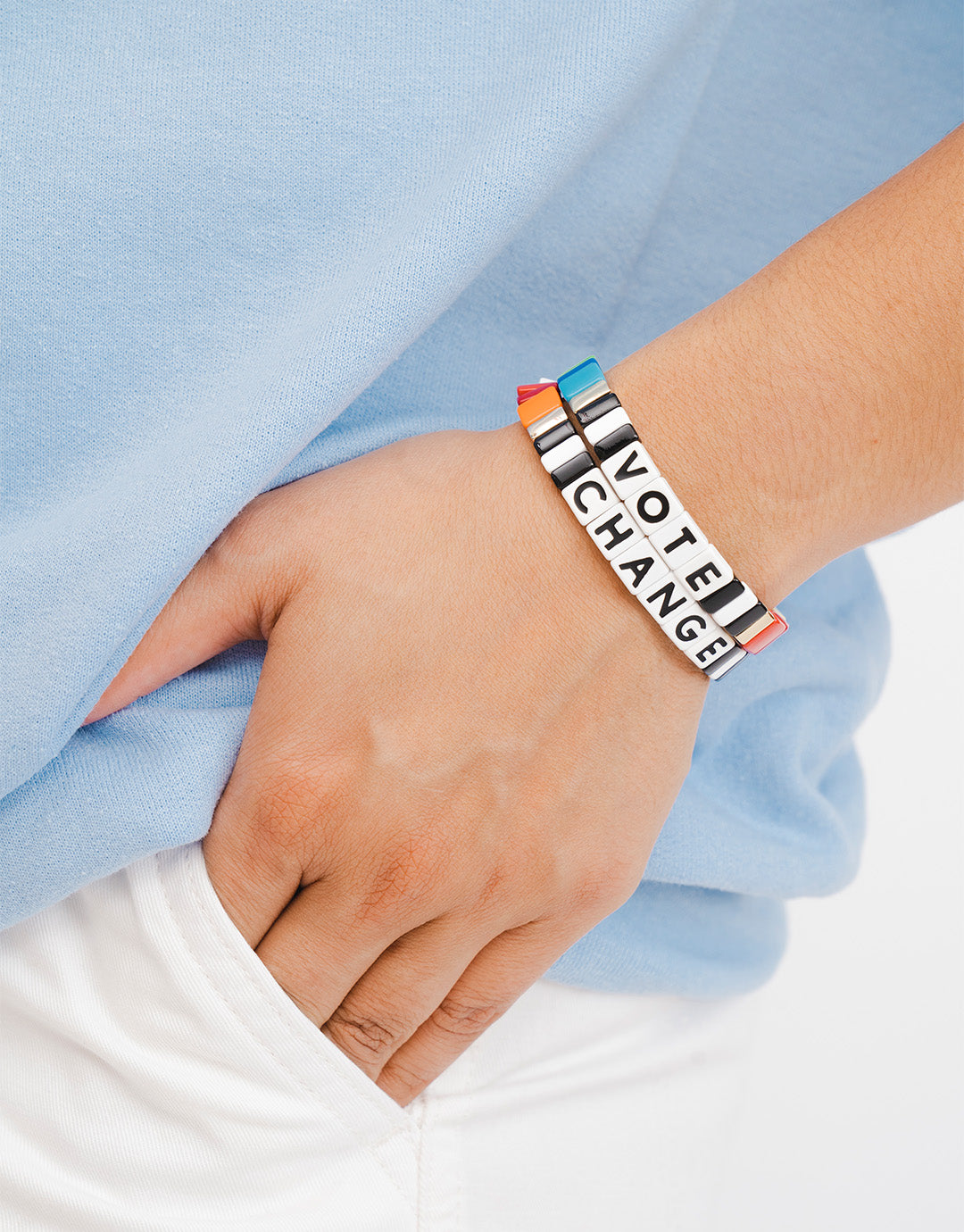 Roxanne Assoulin x Social Goods Vote Bracelet