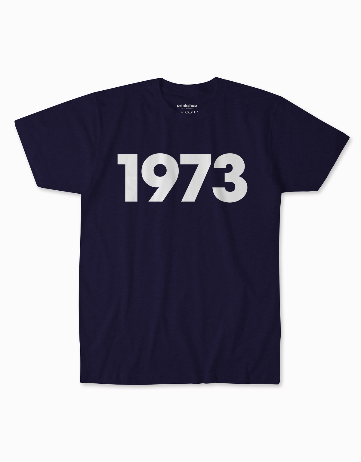 Classic 1973 Tee - Navy/White