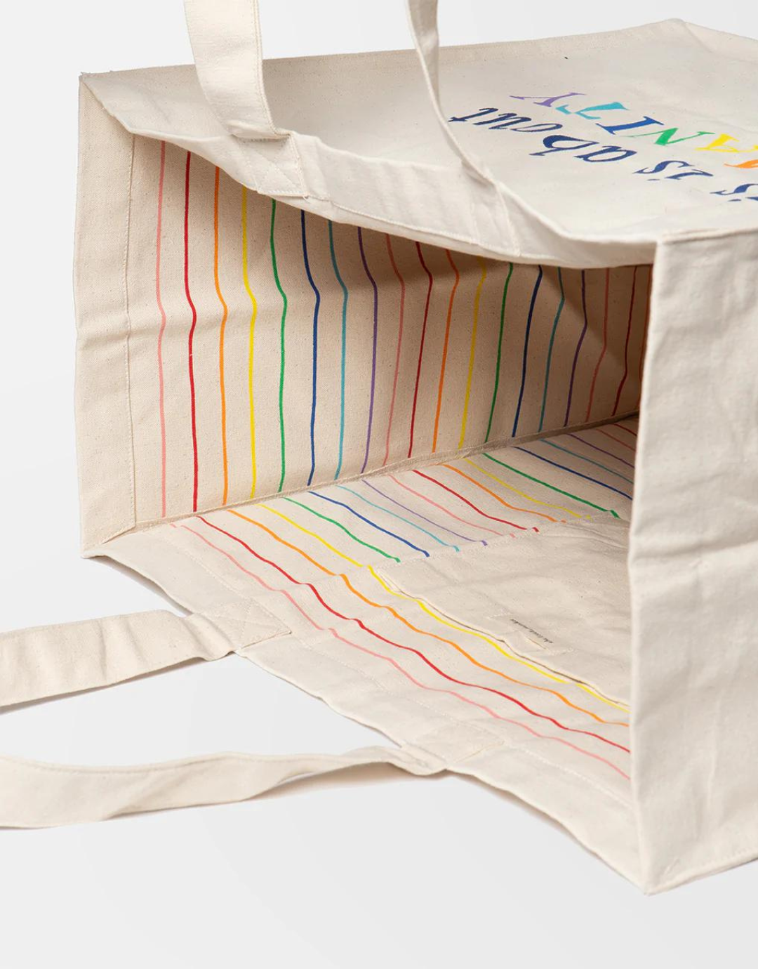 This is About Humanity Canvas Tote - Rainbow