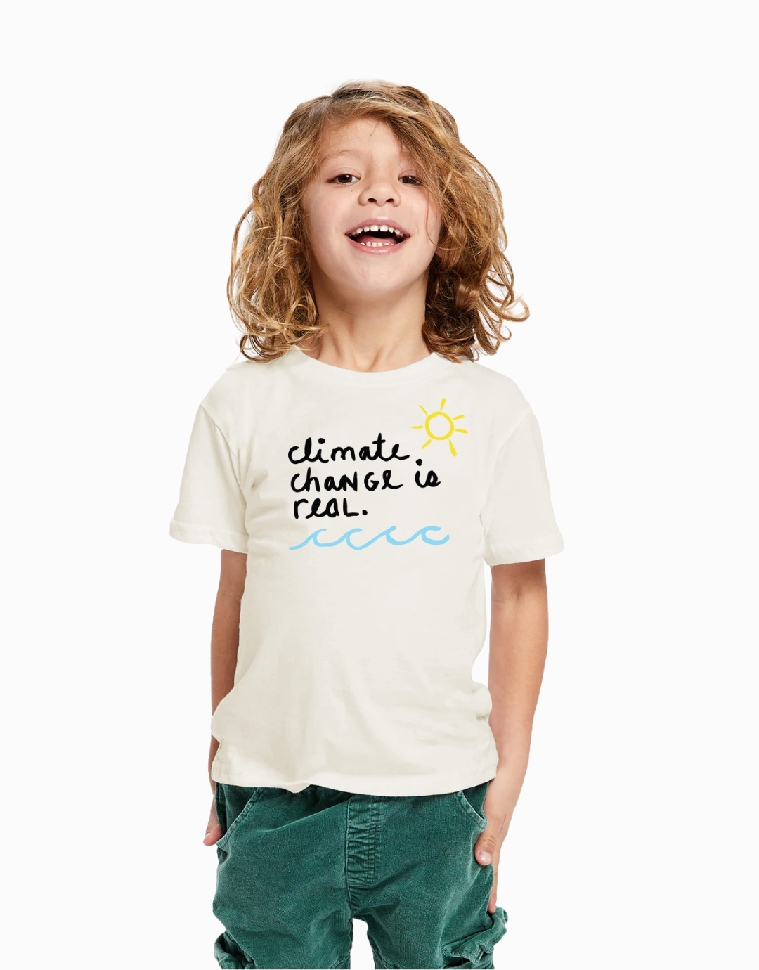 Climate Change is Real Kids T-Shirt