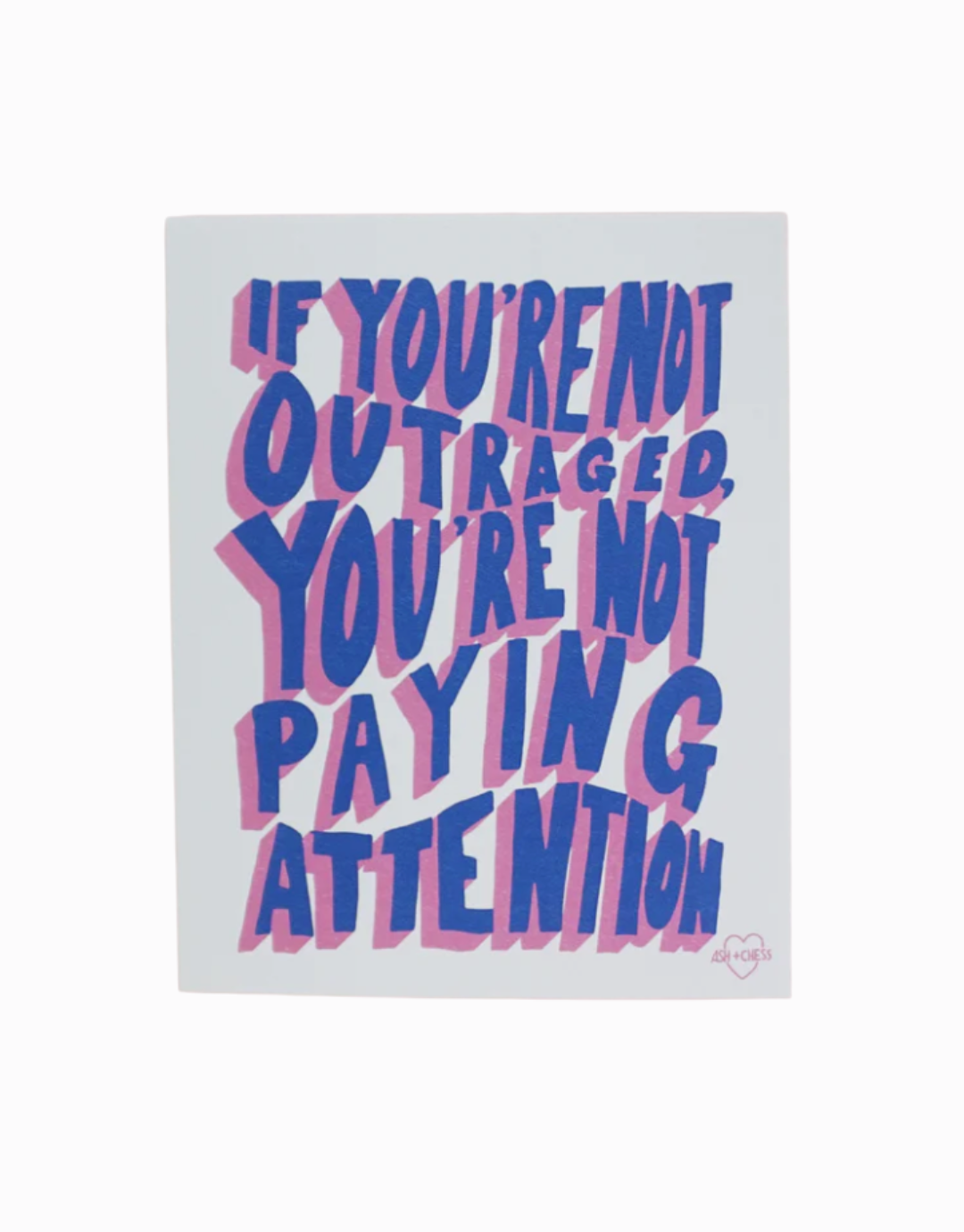 Outraged Art Print