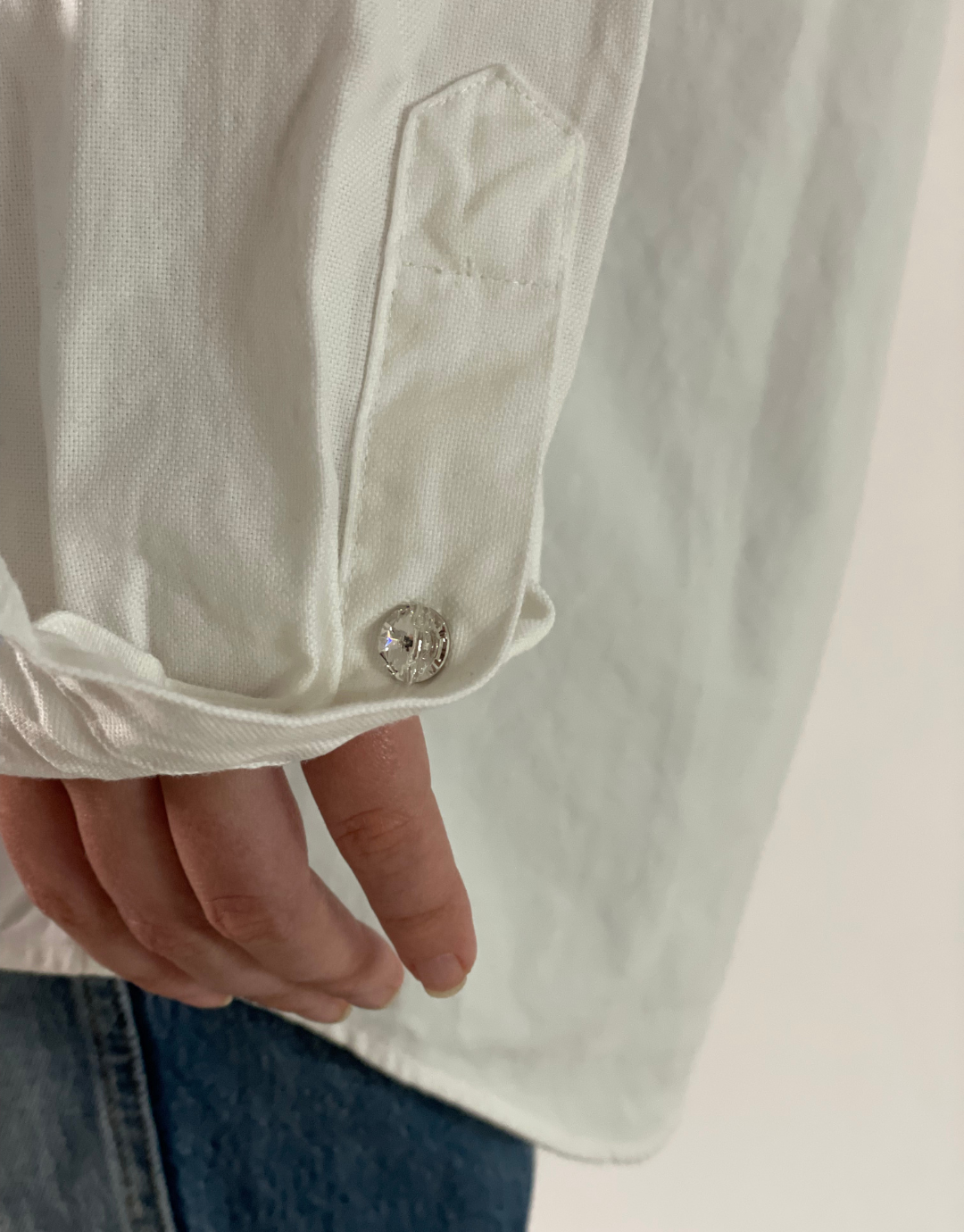 Voter Cotton Upcycled Embroidered Shirt