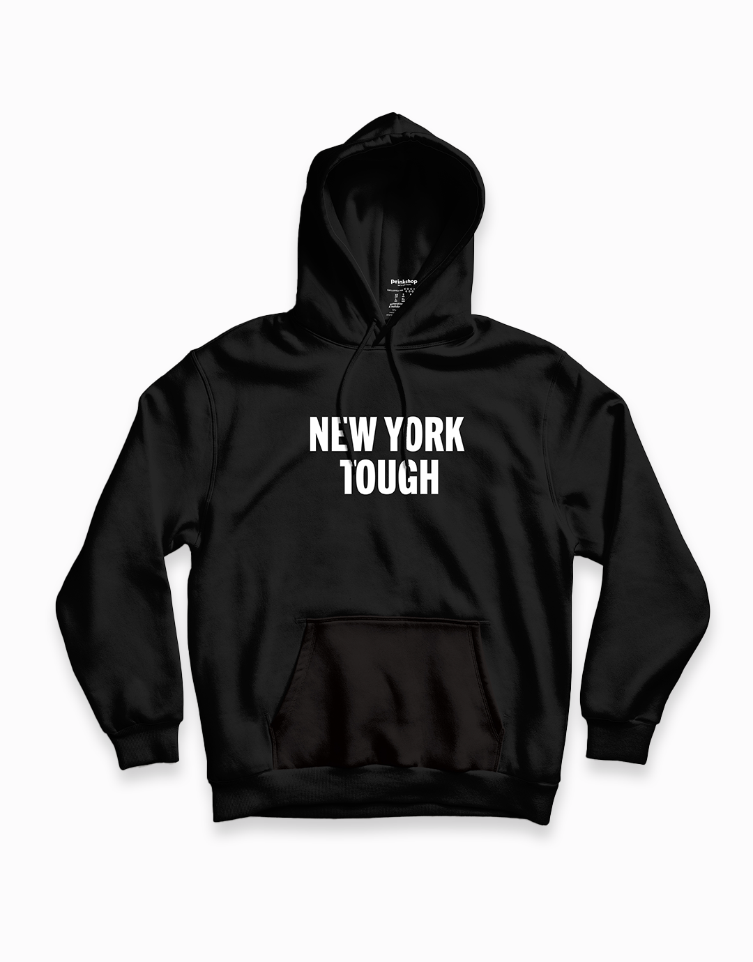 New York Tough Hoodie - Black/White
