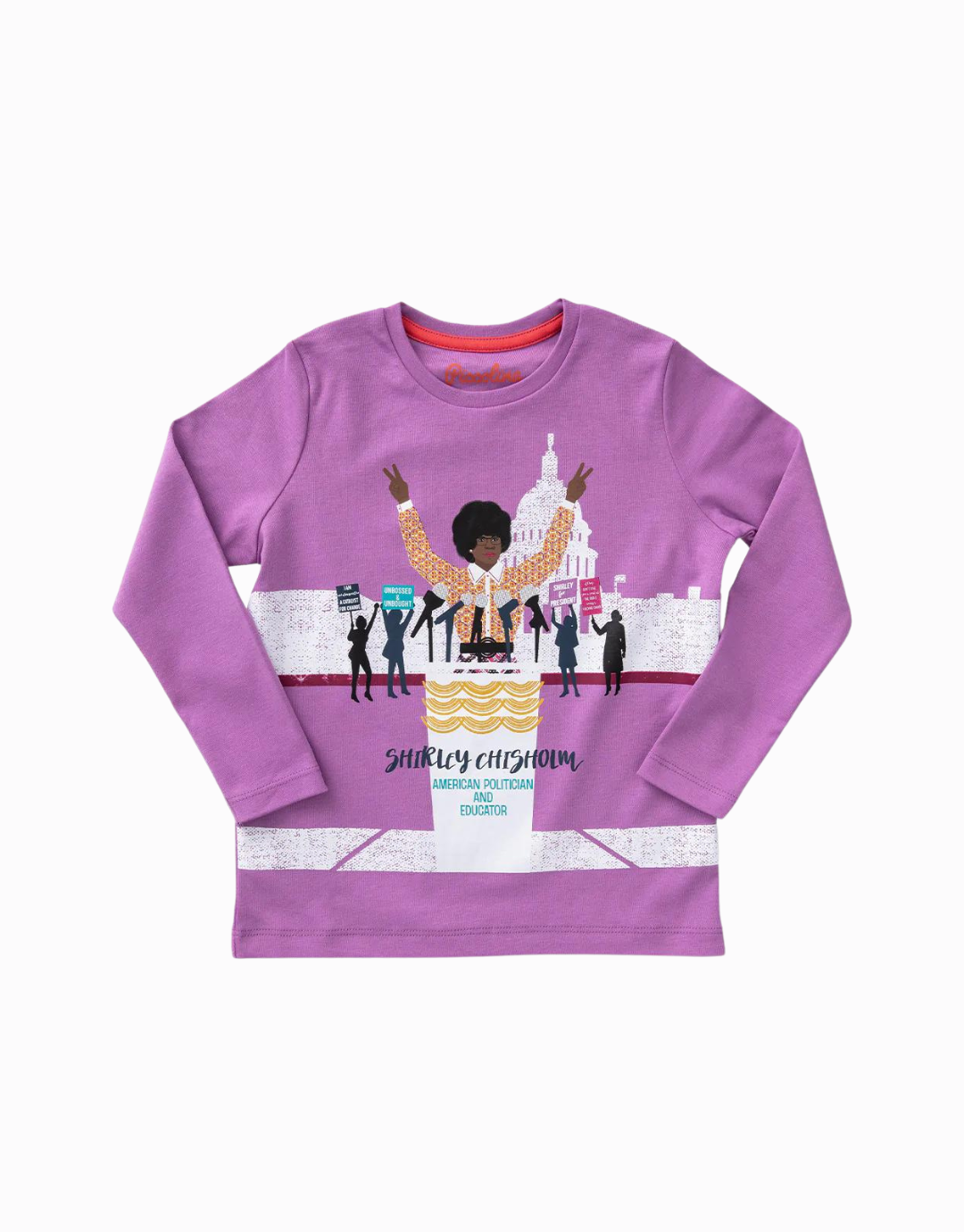 Shirley Chisholm Long Sleeve Trailblazer Tee