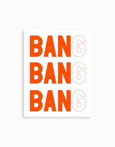 Ban Ban Ban Sticker