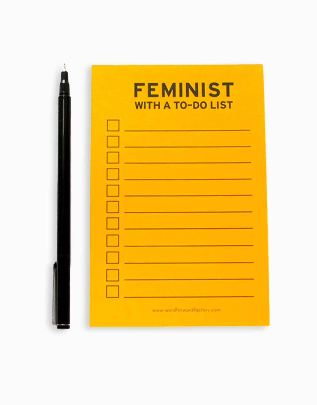 Feminist With A To-Do List Notepad