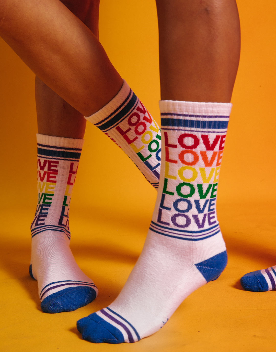 Love Ribbed Gym Socks