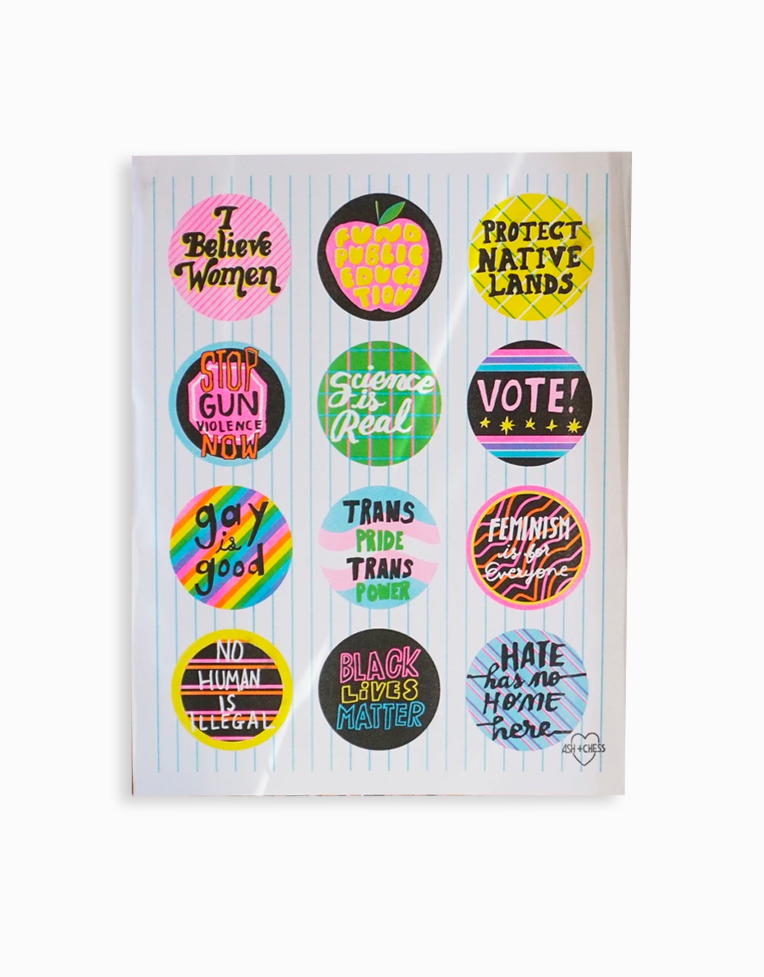 Neon Principles Print