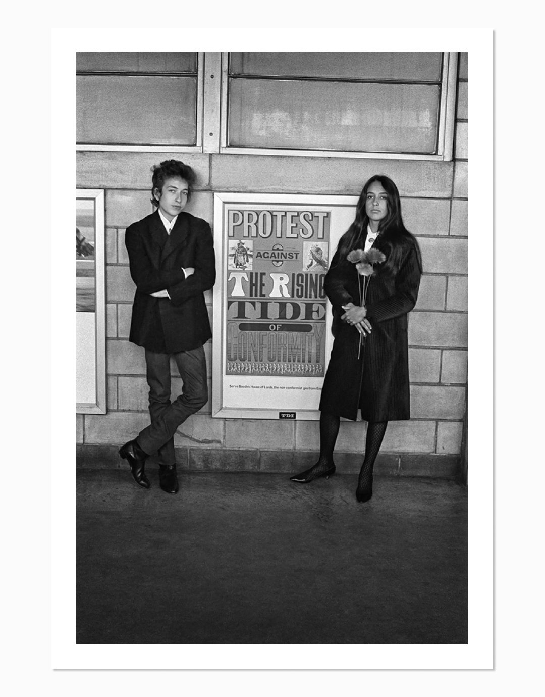 Bob Dylan with Joan Baez Limited-Edition Print
