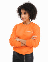 Enough Sweatshirt- Orange