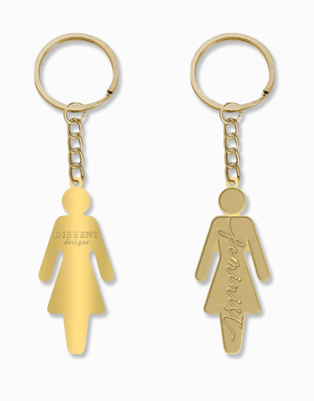 Female Body Keychain