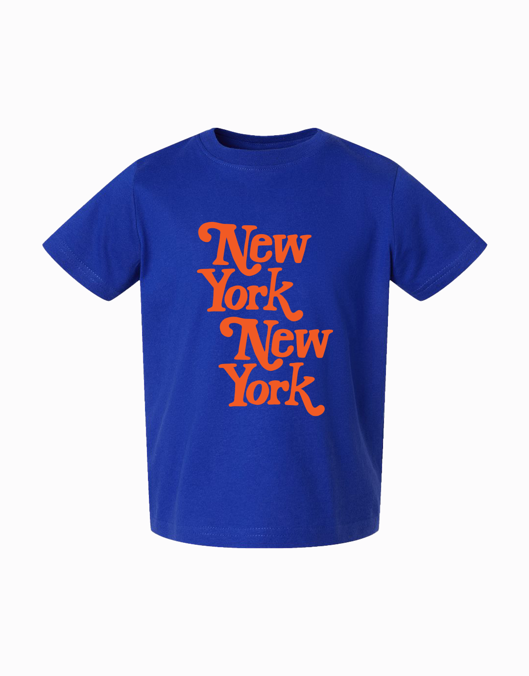 New York, New York Toddler & Youth Tee - Blue/Orange