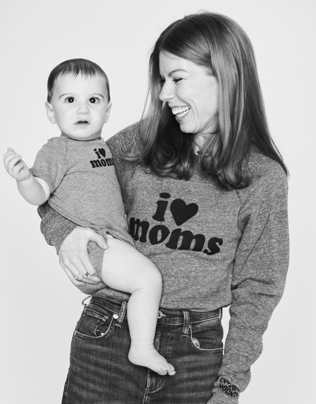Mommy + Bebe "I Love Moms" Onesie Bundle