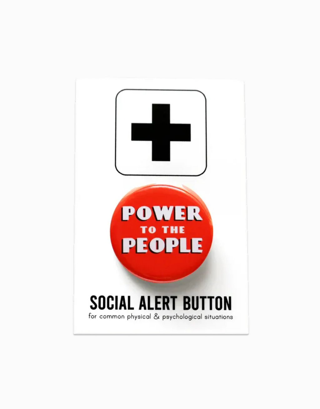 Power to People Button