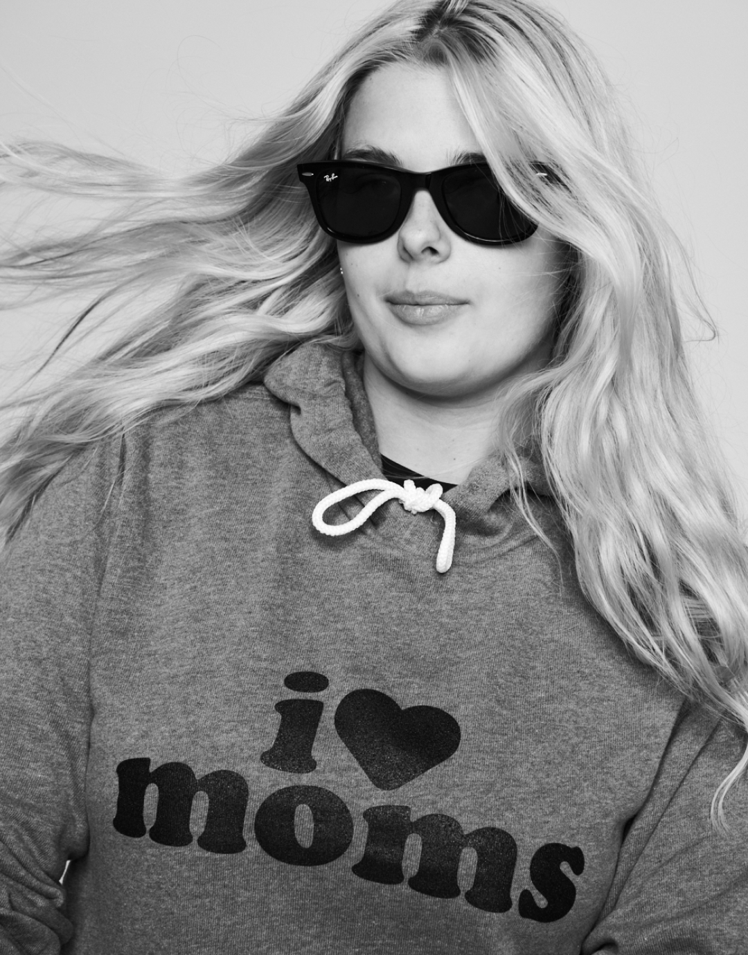 I Love Moms Hoodie