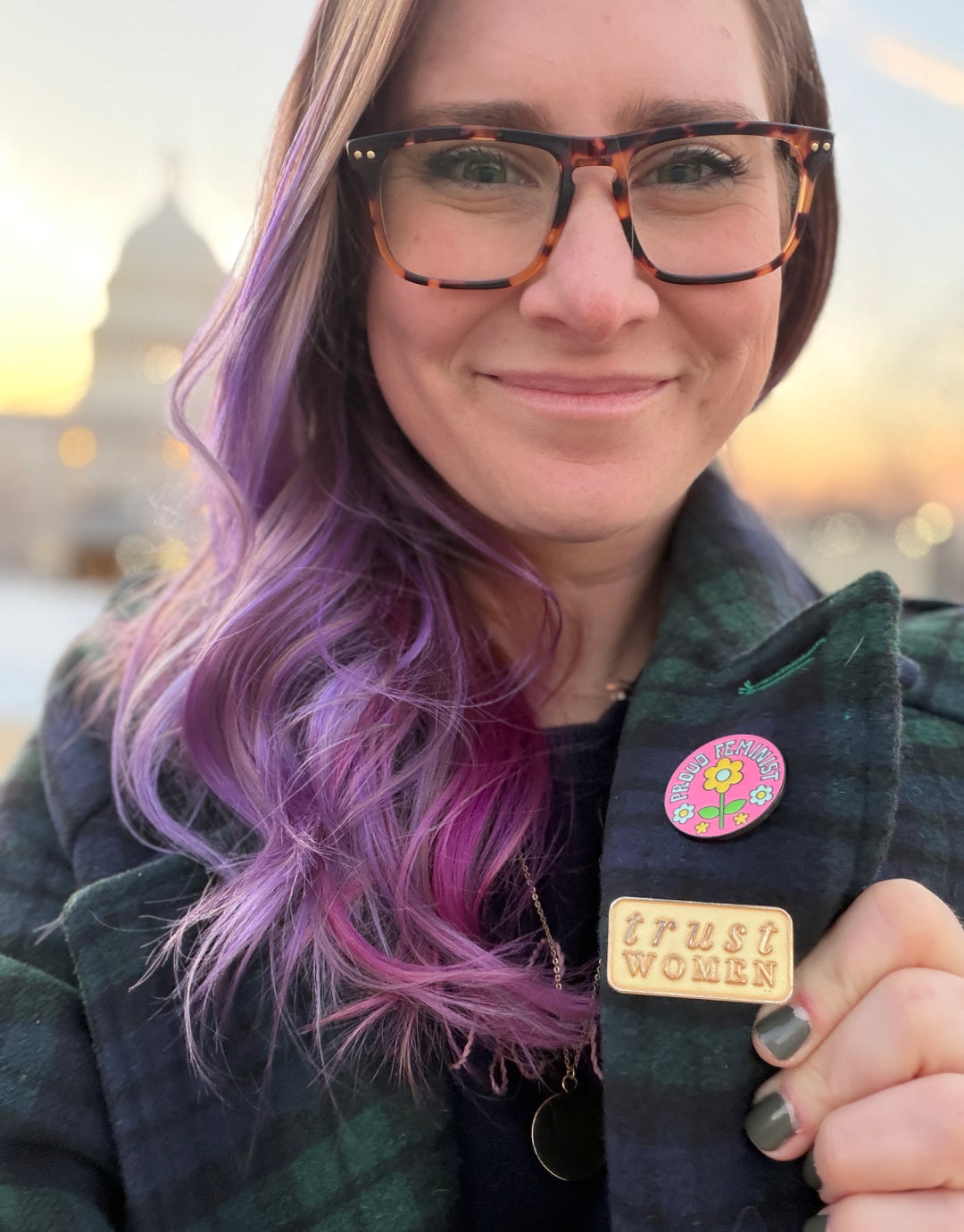Trust Women Pin