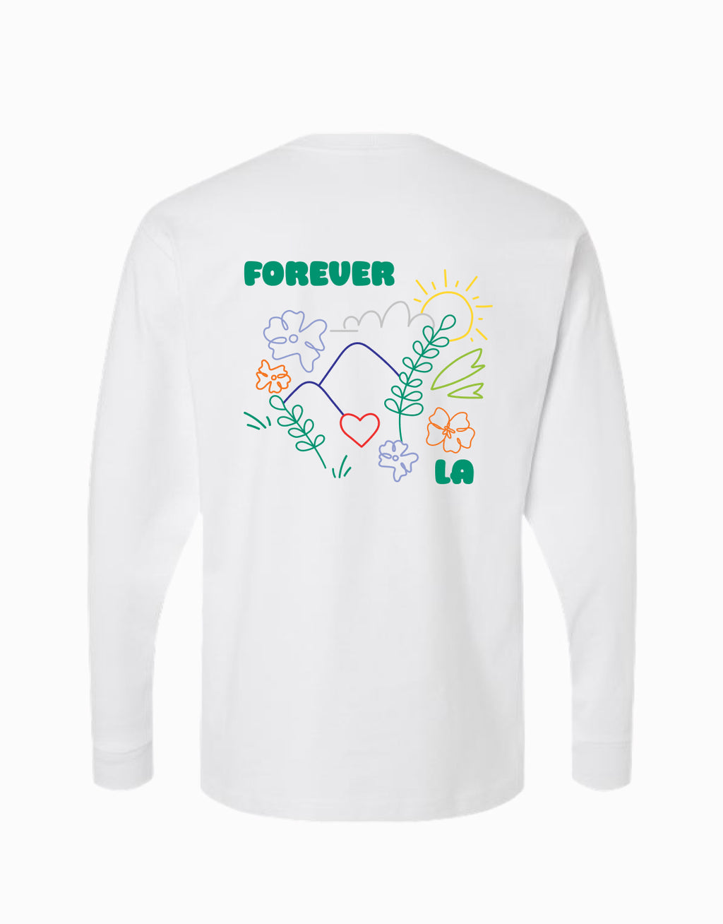Forever LA Long Sleeve Pocket Tee