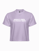 Women's Rights are Human Rights Crop Tee