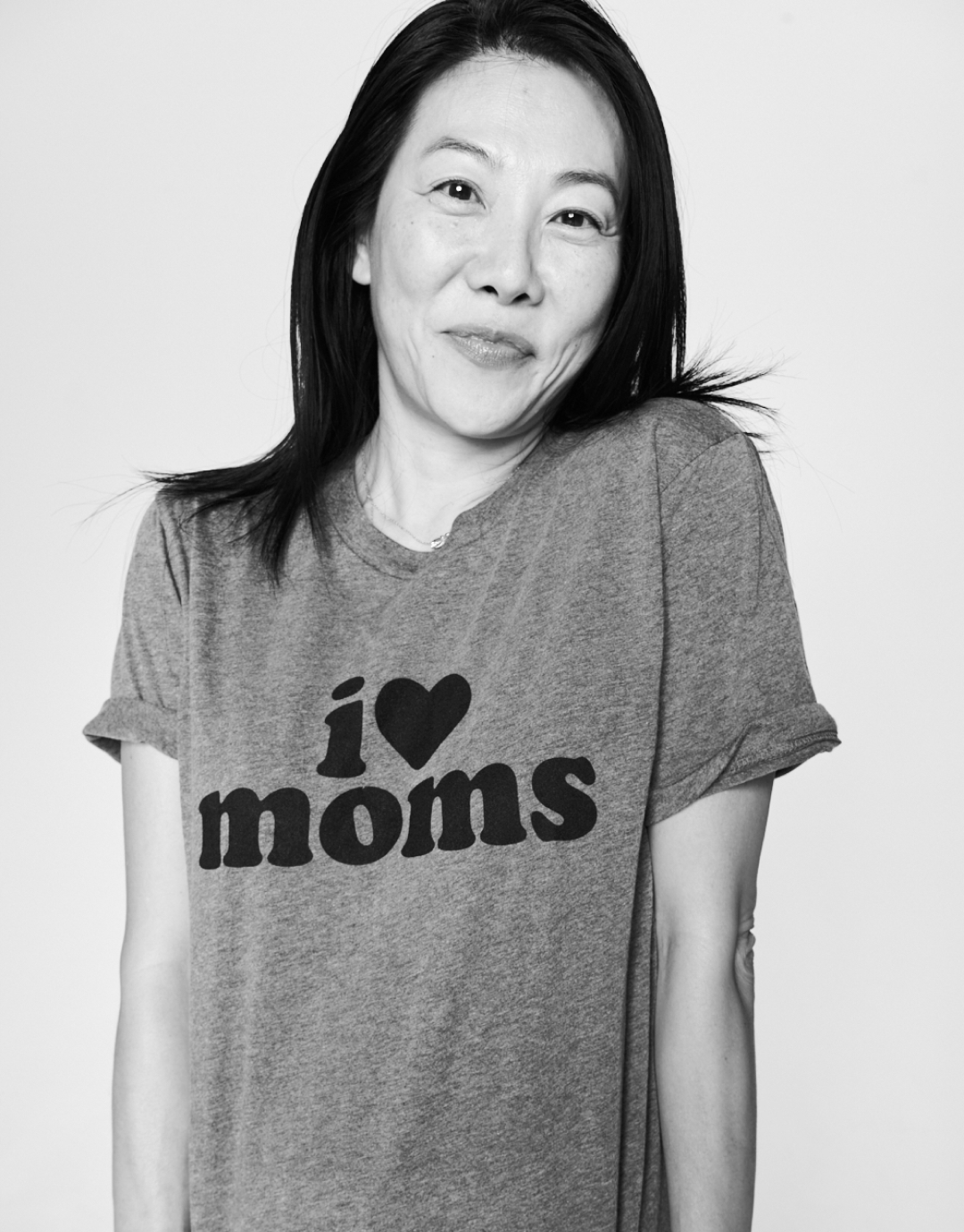 I Love Moms T-shirt - Heather