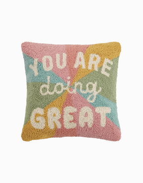 You Are Doing Great Hook Pillow