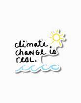 Climate Change is Real Sticker