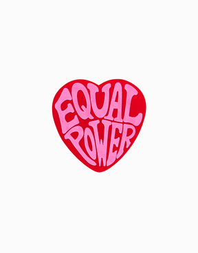 Equal Power Heart Brooch