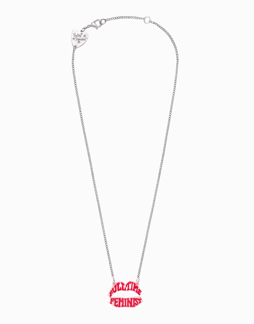 Full Time Feminist Necklace