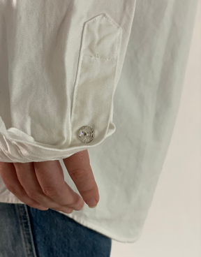 Voter Cotton Upcycled Embroidered Shirt