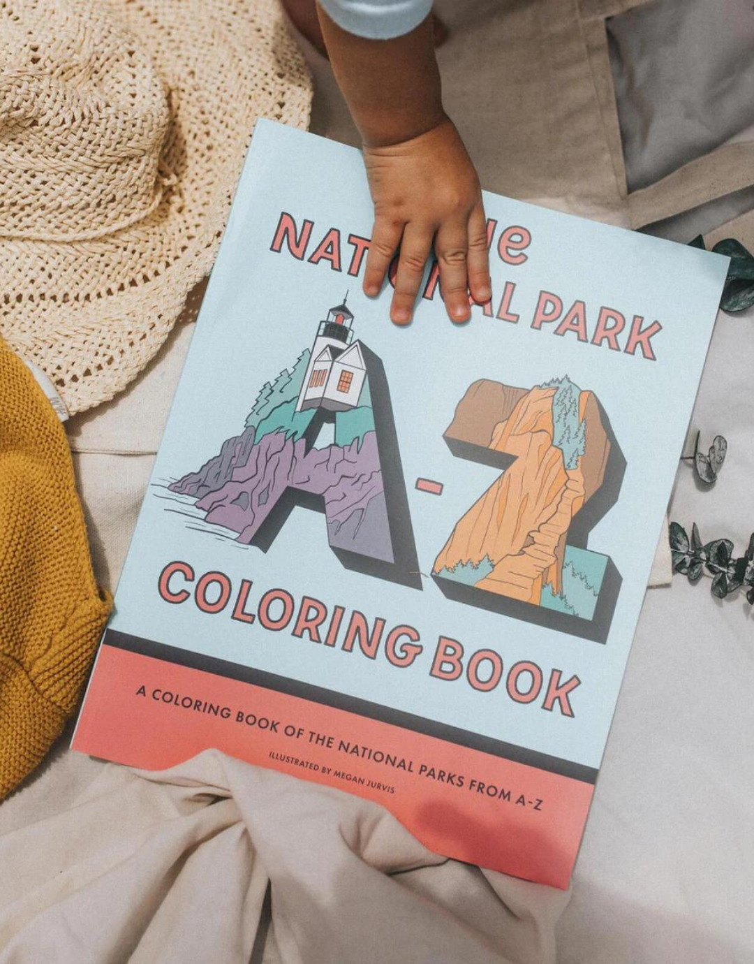 National Parks A-Z Coloring Book
