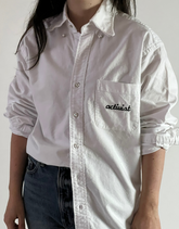Activist Cotton Upcycled Embroidered Shirt