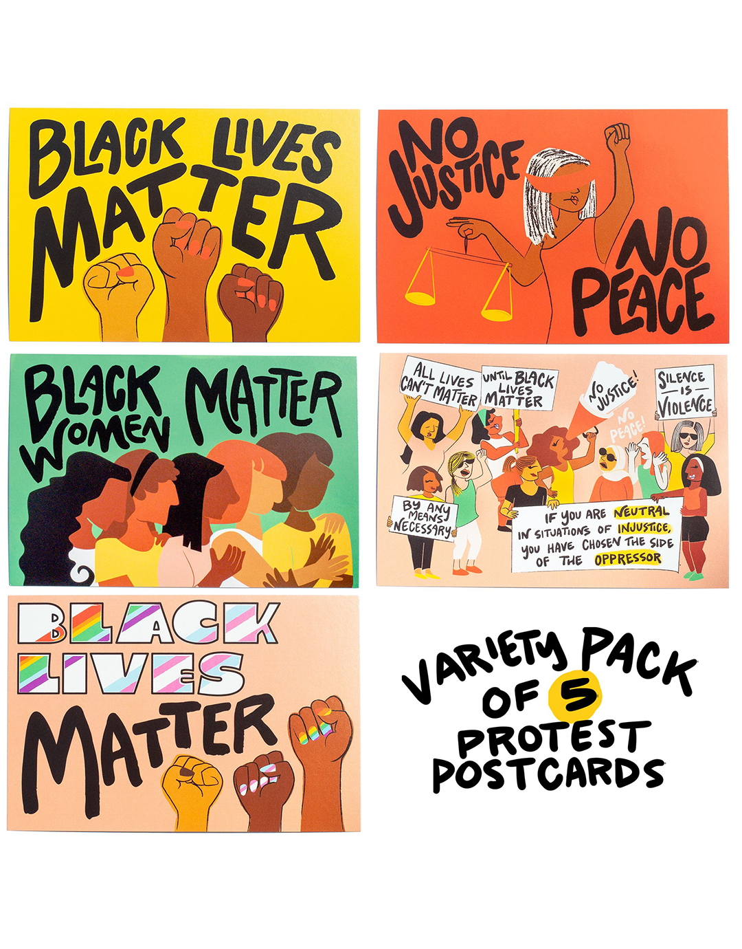 Black Lives Matter Protest Cards