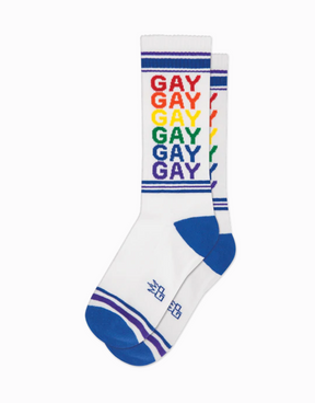 Gay Ribbed Gym Socks