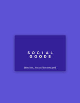 Social Goods Gift Card