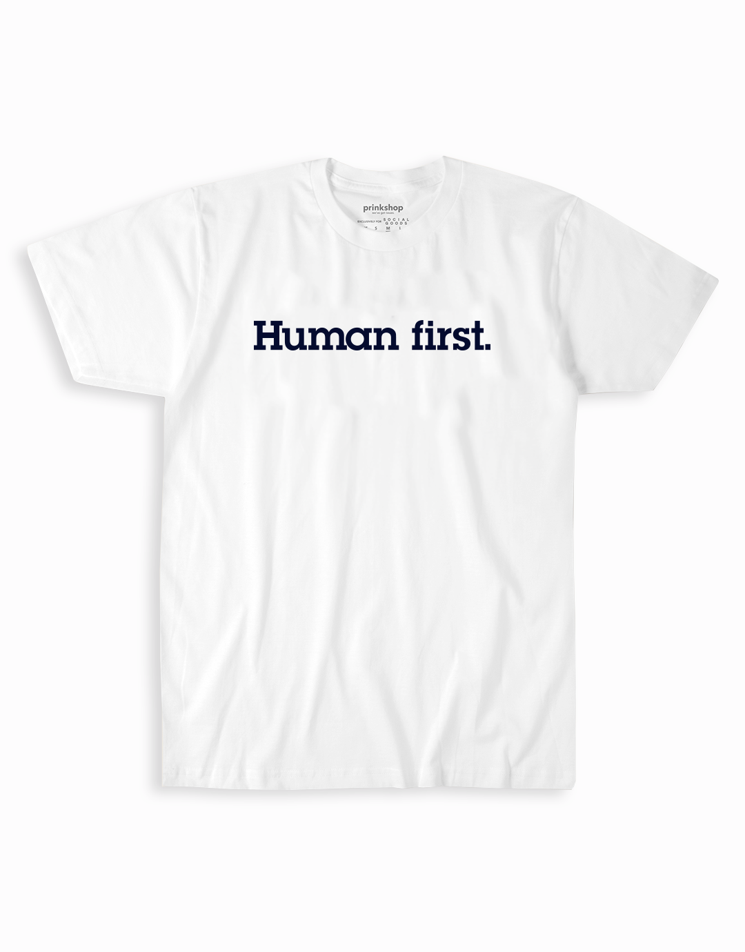 Human First T-shirt - White