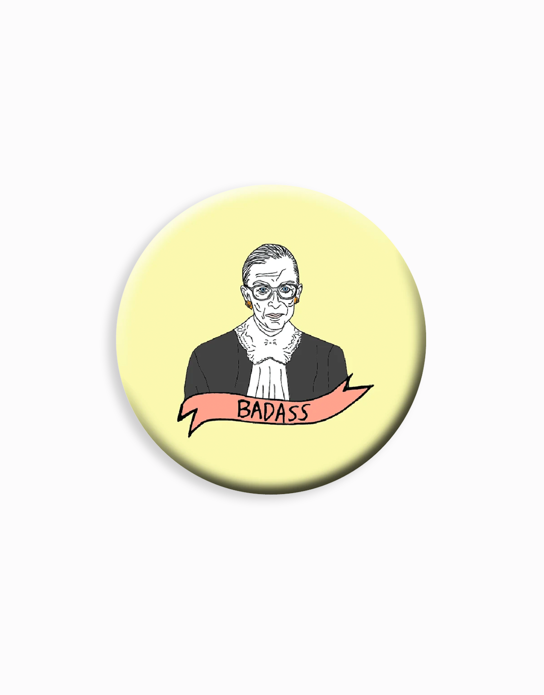 Ruth Bader Ginsburg 'Badass' Button