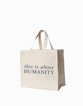 This is About Humanity Canvas Tote - Navy