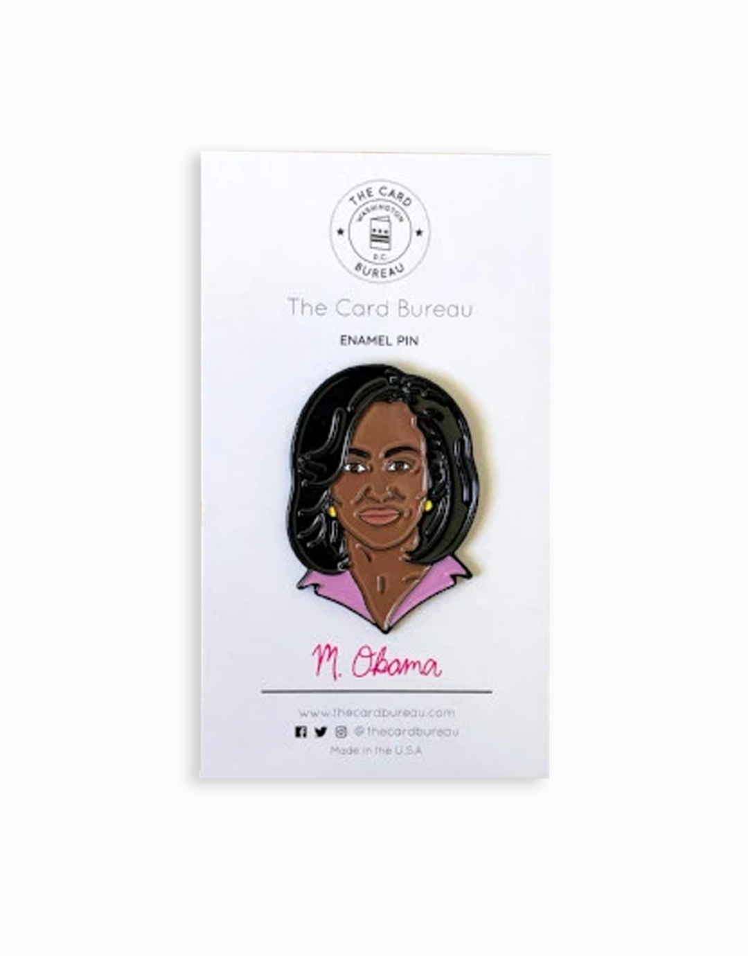 Michelle Obama Enamel Pin