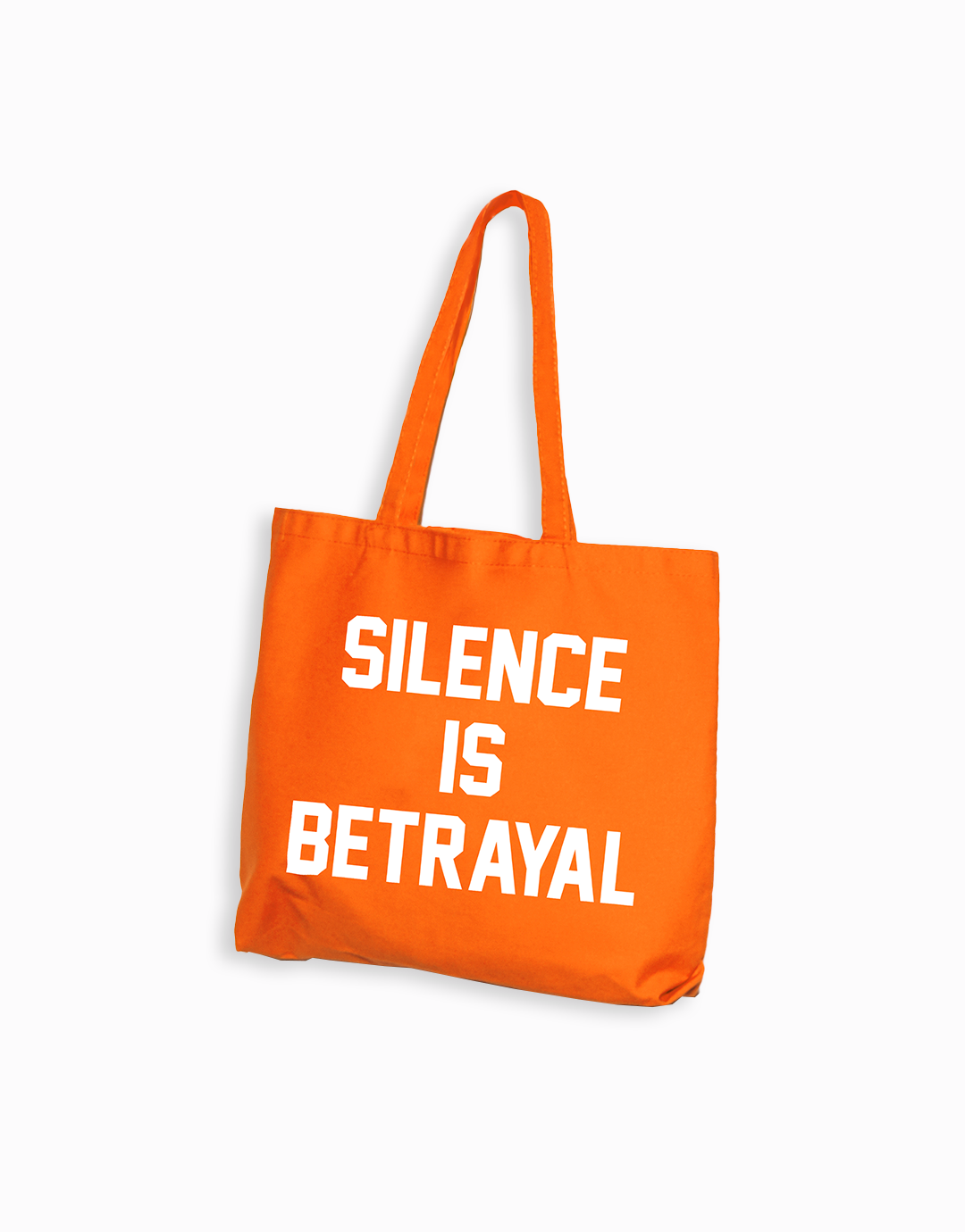 Silence is Betrayal Tote - Orange