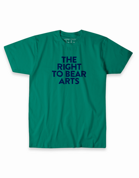 The Right to Bear Arts Tee - Green